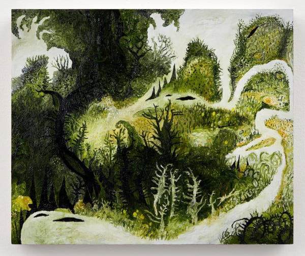 I may never be unhappy again, 2022 Oil on wood panel 40 x 48 in. (101.6 x 121.9 cm.) (ML 52)