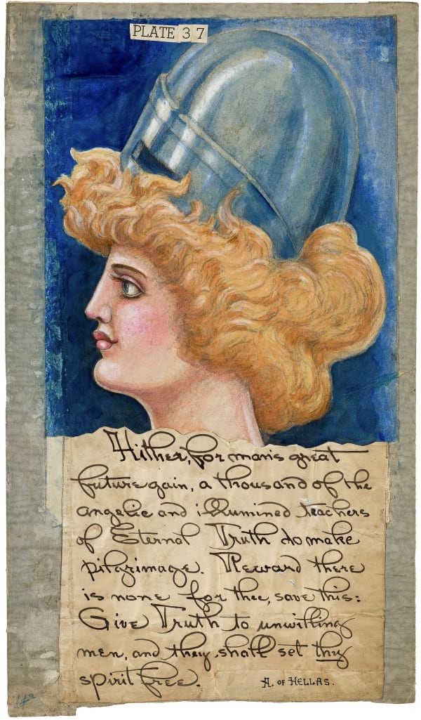For Man’s Great Future Gain, ca. 1919 - 1925 Watercolor, ink, and graphite on paper 16 1/2 x 9 3/4 in. (41.9 x 24.8 cm.) (GWa 26) SOLD