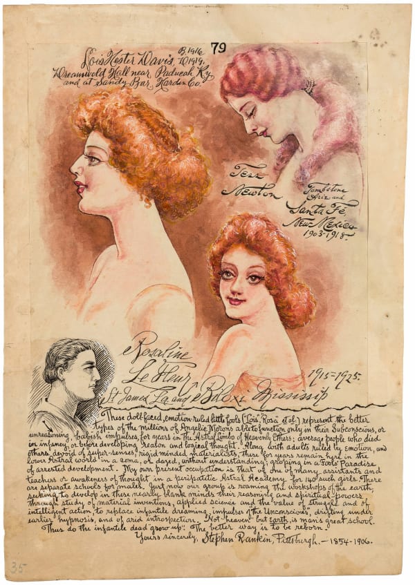 These Doll-Faced, Emotion-Ruled Little Fools, ca. 1919 - 1925 Ink, watercolor, and gouache on paper 14 1/4 x 10 in. (36.2 x 25.4 cm.) (GWa 27)