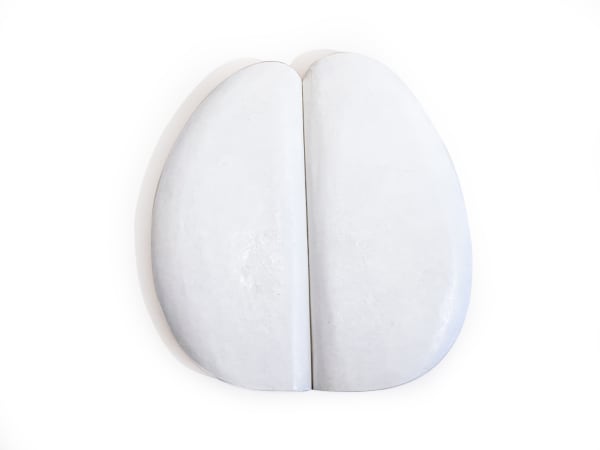 Untitled, 2022 Carved wood, paper, and acrylic 9 x 8 1/4 x 1 in. (22.9 x 21 x 2.5 cm) (KBB 20) DETAIL IMAGES