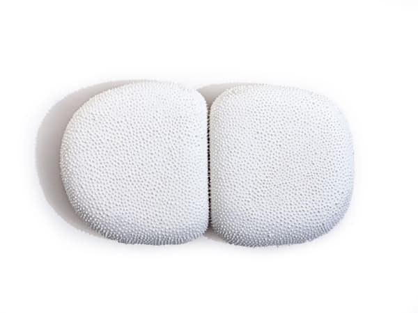 Untitled, 2022 Carved wood and acrylic 5 1/4 x 9 3/4 x 1 1/4 in. (13.3 x 24.8 x 3.2 cm.) (KBB 30) DETAIL IMAGES