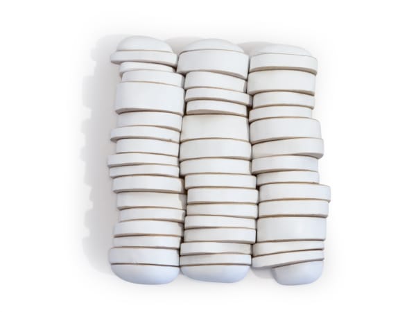 Untitled, 2022 Carved wood and acrylic 9 1/4 x 8 1/4 x 2 1/2 in. (23.5 x 21 x 6.3 cm.) (KBB 33) DETAIL IMAGES