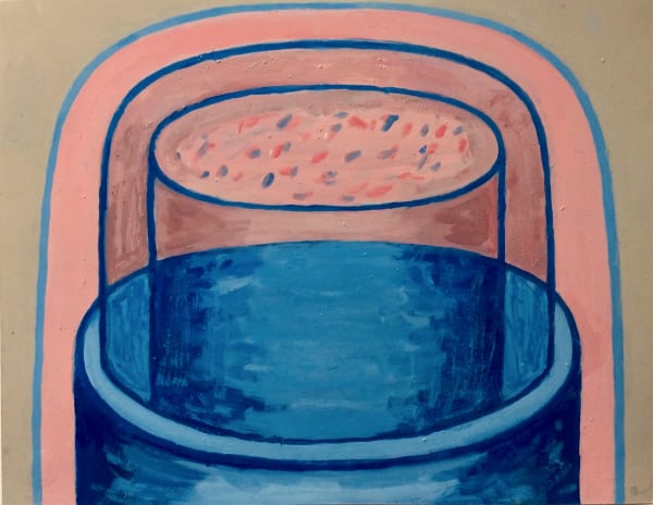 Confetti, 2022 Enamel on paper 10 x 13 in. (25.4 x 33 cm.) (CHH 18)