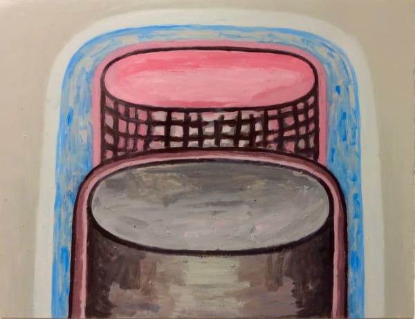 Cousin Mark, 2022 Enamel on paper 10 x 13 in. (25.4 x 33 cm.) (CHH 19)