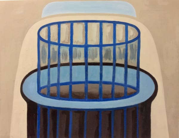 Circus, 2022 Enamel on paper 10 x 13 in. (25.4 x 33 cm.) (CHH 20)