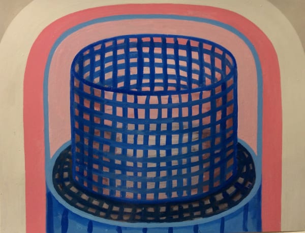 Lantern, 2022 Enamel on paper 10 x 13 in. (25.4 x 33 cm.) (CHH 21)