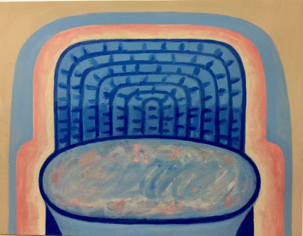 Bouquet, 2022 Enamel on paper 10 x 13 in. (25.4 x 33 cm.) (CHH 24)