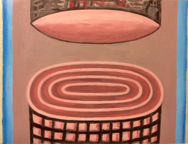 Eye to Eye, 2022 Enamel on paper 10 x 13 in. (25.4 x 33 cm.) (CHH 28)