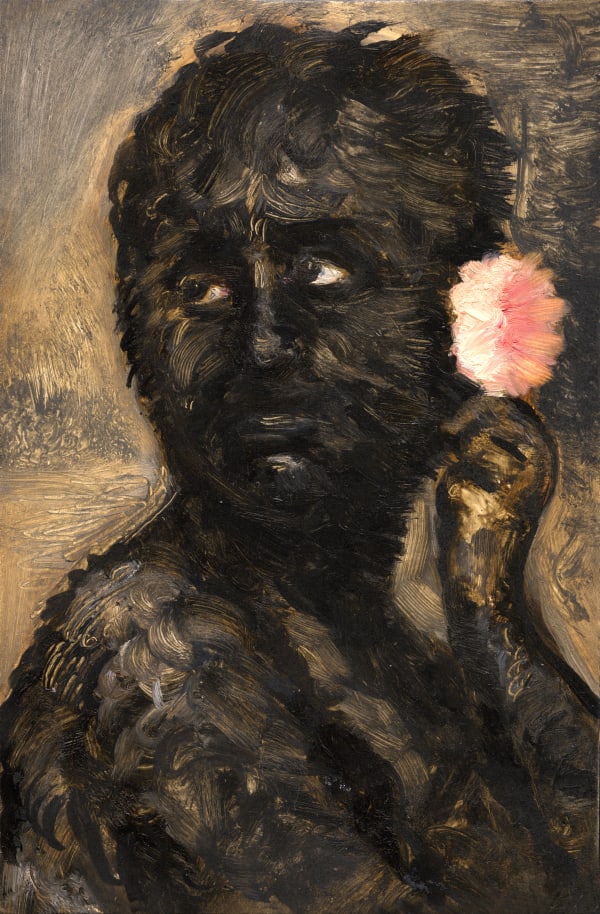 Incroyable, 2022 Oil on panel 6 x 4 x 3/4 in. (15.2 x 10.2 x 1.9 cm.) (LIv 3)