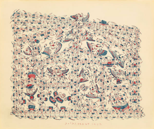 Untitled, ca. 1954-1969 Colored pencil on paper 25 x 30 in. (63.5 x 76.2 cm.) (FJ6-SvR)