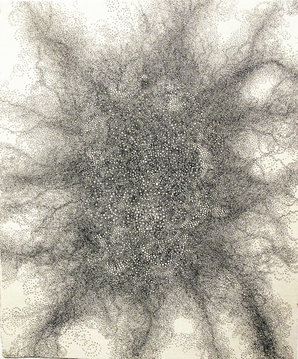 Untitled, 2013 Ink on paper 18 x 15 in. (45.7 x 38.1 cm.) (HDY 0613) SOLD