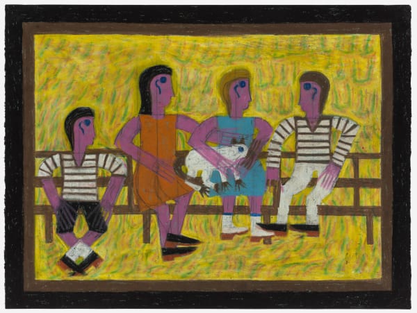 Untitled, ca. 1968-70 Cray-pas on paper 19 x 25 in. (48.3 x 63.5 cm.) (EA 56) SOLD