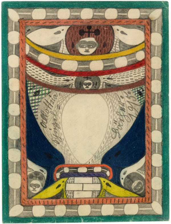Untitled (Goblet), ca. 1915-16 Graphite and colored pencil on paper 11 x 8 1/2 in. (27.9 x 21.6 cm.) (WO1-SvR) SOLD