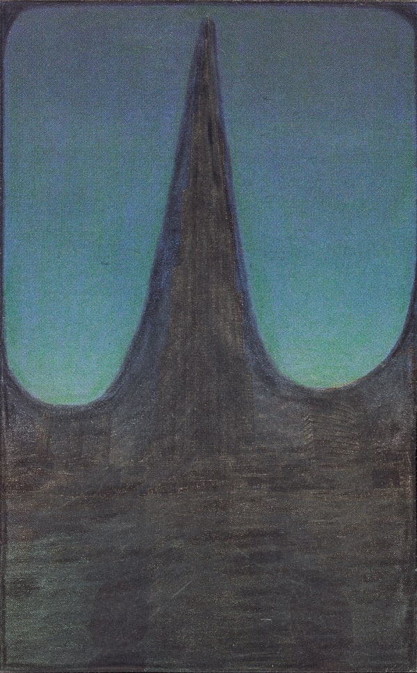 Untitled, 2019 Graphite and colored pencils on newsprint clip mounted on paper 4 x 2.6 in. (10.3 x 6.5 cm) (LpS 327)