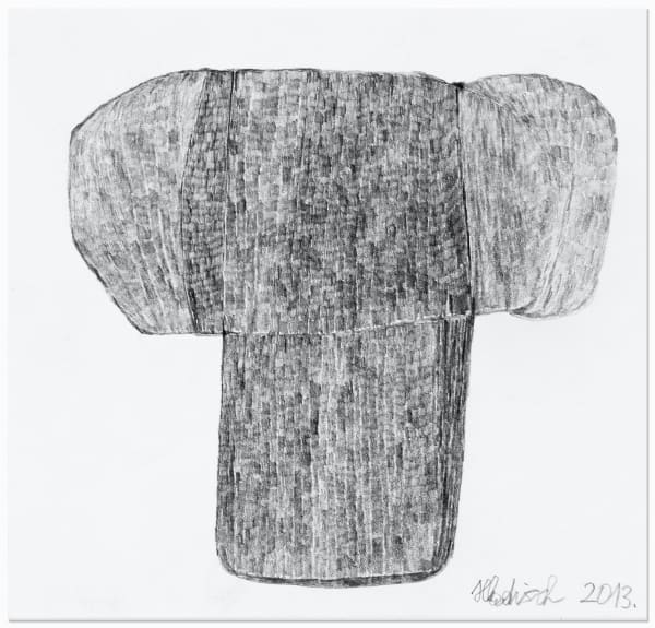 BOOTS, 2013 Graphite on paper 7.9 x 8.3 in. (20 x 21 cm) HH 1