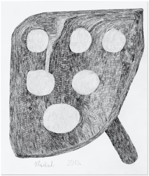PAN, 2013 Graphite on paper 13 x 11 in. (33.1 x 28 cm) HH 3