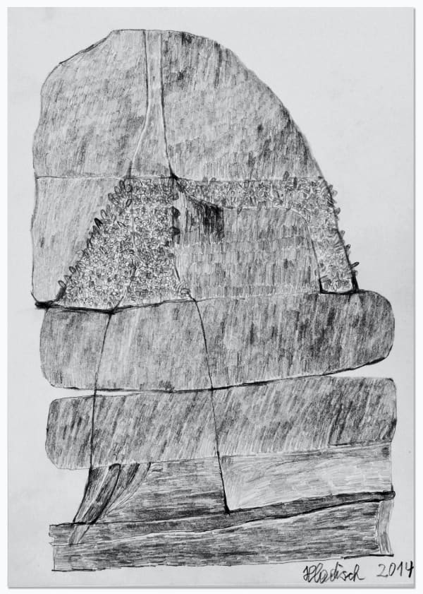 BONZAI TREE, 2014 Graphite on paper 8.2 x 5.8 in. (20.9 x 14.8 cm) HH 4