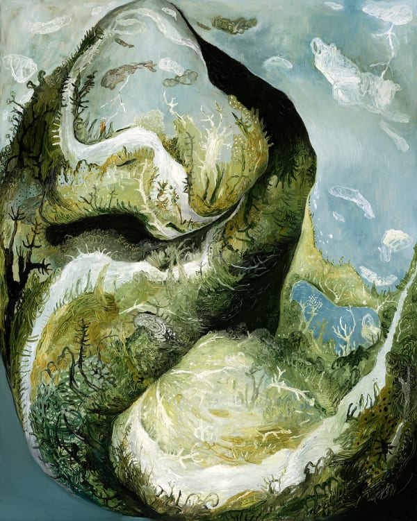 This 2, 2023 Oil on wood panel 60 x 48 in. (152.4 x 121.9 cm) (ML 65)