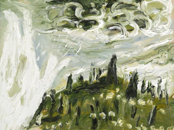 Hillock #1, 2023 Oil on wood panel 6 x 8 in. (15.2 x 20.3 cm) (ML 73)