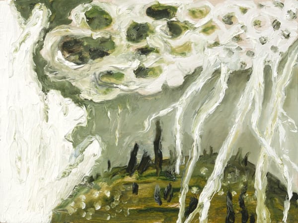 Hillock #2, 2023 Oil on wood panel 6 x 8 in. (15.2 x 20.3 cm) (ML 74) SOLD