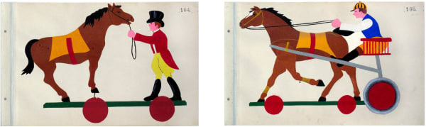 Horse and Rider / Jockey and Horse (ArU 424) SOLD