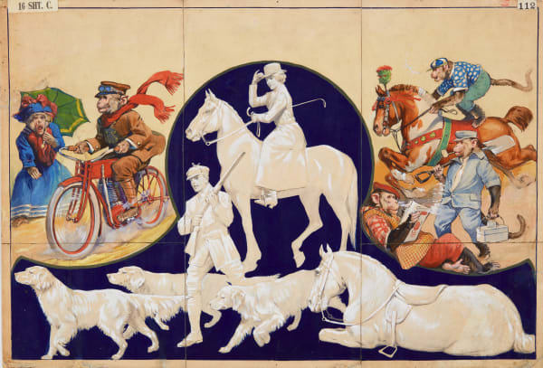 15 3/4 x 23 in. (40 x 58.4 cm) (ArU 352)