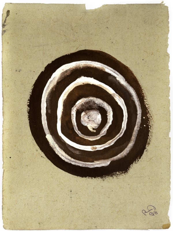 Untitled, 1998 Natural pigment on paper 8 1/2 x 6 in. (21.6 x 15.2 cm) (AVy 15)