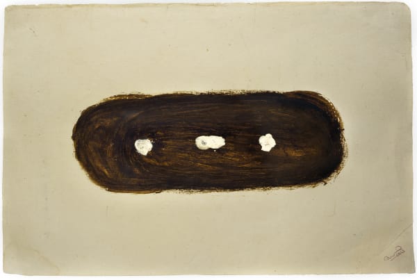 Trayavasthayena, 1990 Pigment on paper 9 x 13 1/2 in. (22.9 x 34.3 cm) (AVy 19)