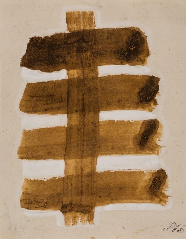Sandman, 1999 Mixed media on paper 8 3/4 x 6 1/4 in. (22.2 x 15.9 cm) (AVy 23)