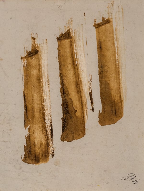 Tristag, 1999 Mixed media on paper 8 3/4 x 6 1/2 in. (22.2 x 16.5 cm) (AVy 24)