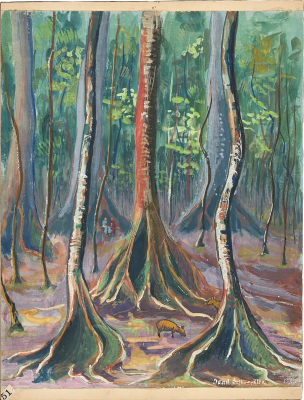 Amazon, 1937 Gouache on paper board 12 1/2 x 16 1/2 in. (31.8 x 41.9 cm) (JS 03) NFS