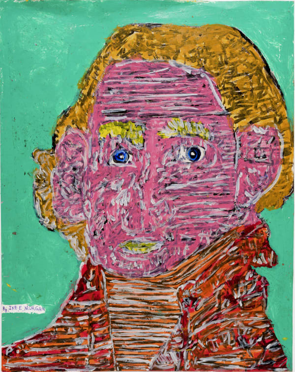 George Washington, 2024 Acrylic on poster board 28 x 22 in. (71.1 x 55.9 cm) (IEM 5)