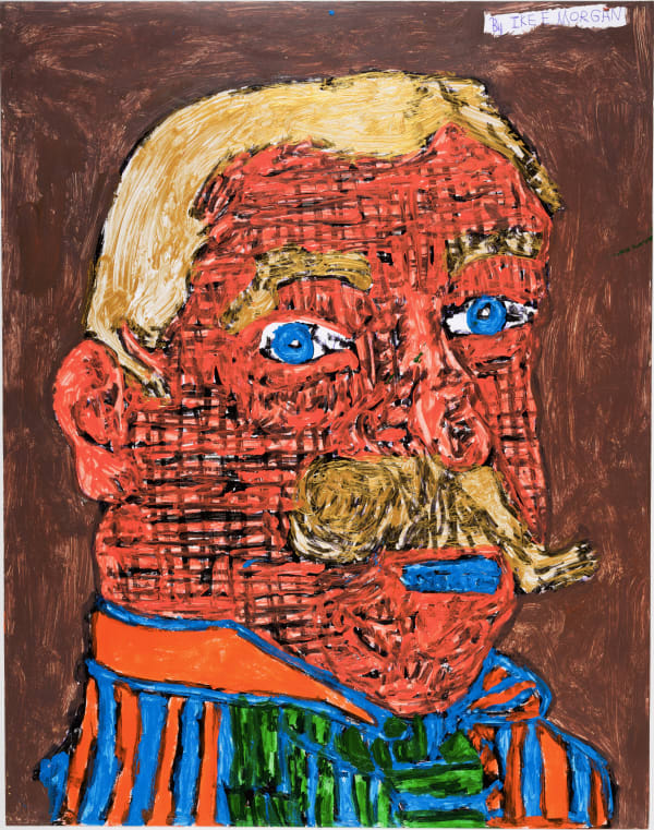 Theodore Roosevelt Jr., 2021 Acrylic on poster board 28 x 22 in. (71.1 x 55.9 cm) (IEM 6) SOLD
