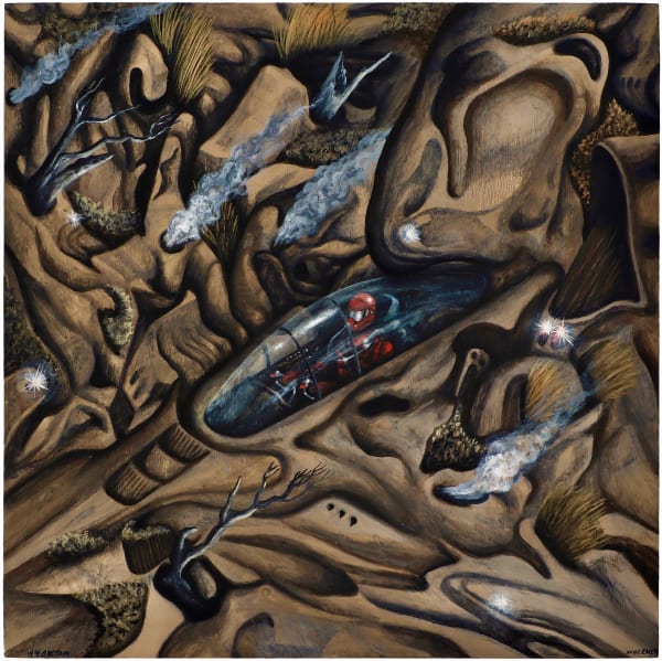 Earthship Pilot 8 x 8 x 2 in. (20.3 x 20.3 x 5.1 cm) (Hyd 38)