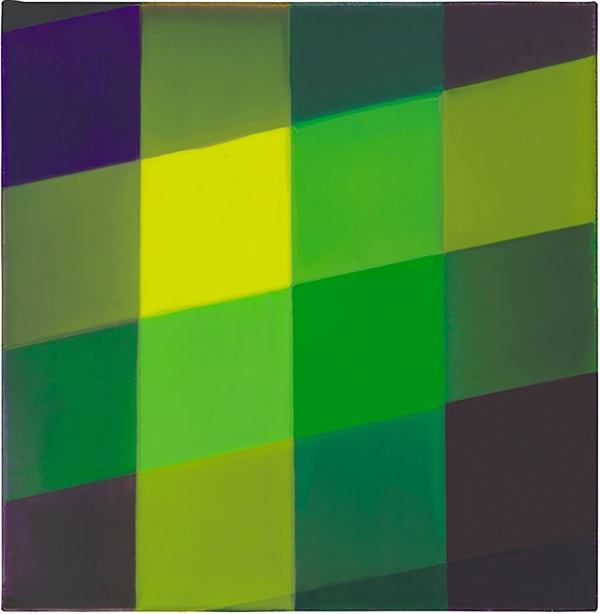 VISITATION, 2018 Acrylic on wood panel 12 x 12 in 30.5 x 30.5 cm HS 54