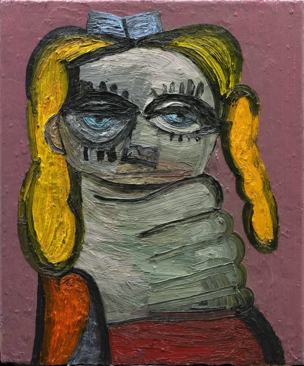 Woman 3, 2024 Oil on canvas 23 5/8 x 19 3/4 in. (60 x 50 cm) (TVk 26) SOLD