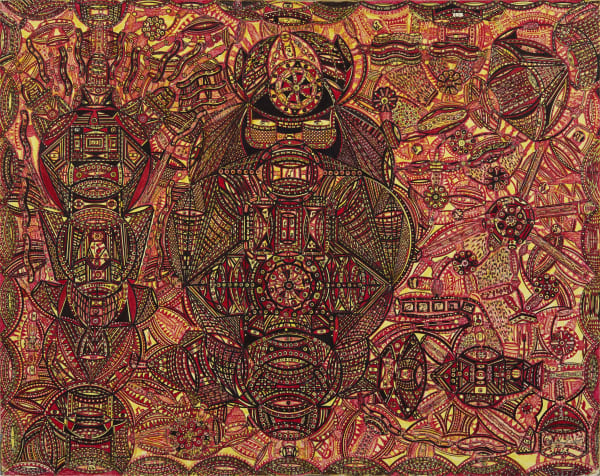 Time Traveler, 2005-6 Mixed media and marker on paper 21 1/4 x 28 in (54 x 71.1 cm) (JoC 03)