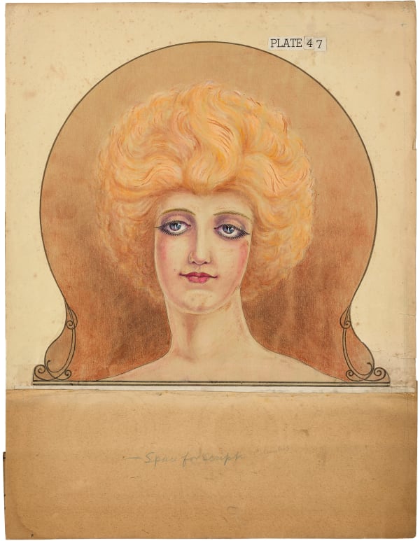 Untitled (Plate 47), ca. 1919 - 1925 Watercolor, gouache, and colored pencil on paper 17 x 13 in. (43.2 x 33 cm.) (GWa 16)