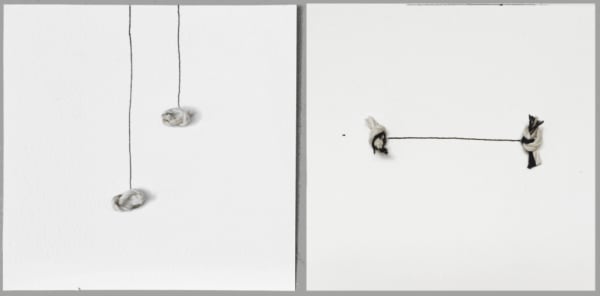 Toni Ross Untitled, 2019 Mixed media on paper 4 x 8 1/2 in. (TR 212)