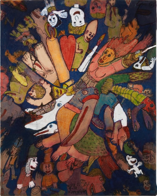 Untitled, 2018 Mixed media on cotton fabric, stretched on canvas 20 x 16 in. (WED 9) SOLD