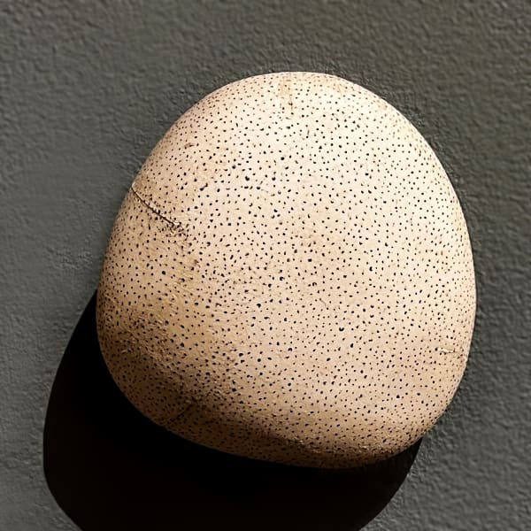 Untitled, 2022 Carved wood, paper, and acrylic 3 3/4 x 3 1/2 x 1 in. (9.5 x 8.9 x 2.5 cm.) (KBB 7) SOLD