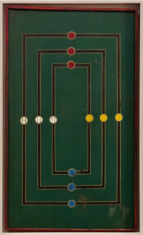Mills Game Board, c. 1930-40 Paint on wood panel 29 x 17 in. 73.7 x 43.2 cm. (AU 300) SOLD