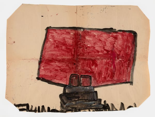 Untitled (No.18), 1972-1980 Tempera on paper 21 x 28 in (53.3 x 71.1 cm) (LM 158)