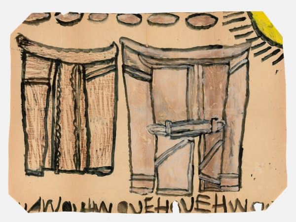 Untitled, 1972-1980 Tempera on paper 21 x 28.5 in (53.3 x 72.4 cm) (LM 187)