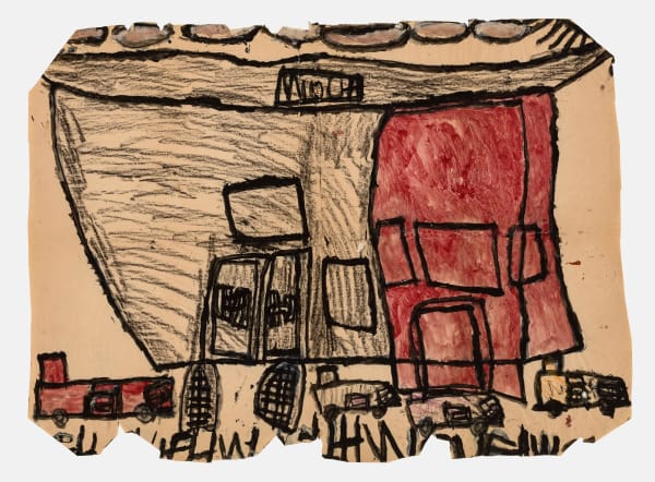 Untitled, 1972-1980 Tempera on paper 22 x 28 in. (55.9 x 71.1 cm) (LM 159) SOLD