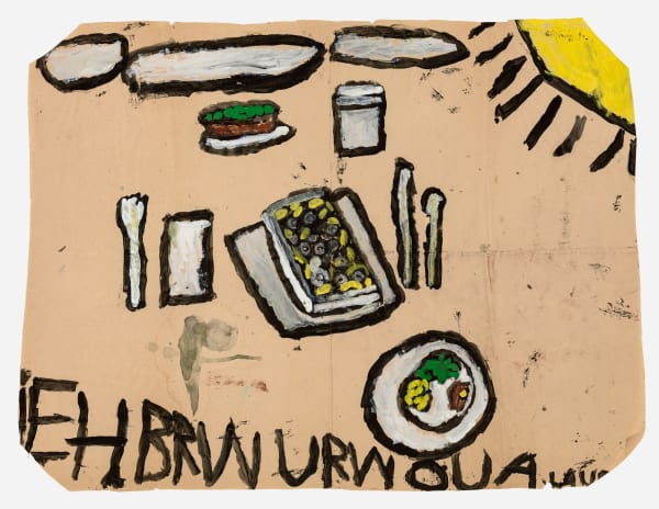 Untitled, (No. 3), 1972-1980 Tempera on paper 22 x 28 in. (55.9 x 71.1 cm) (LM 4) SOLD