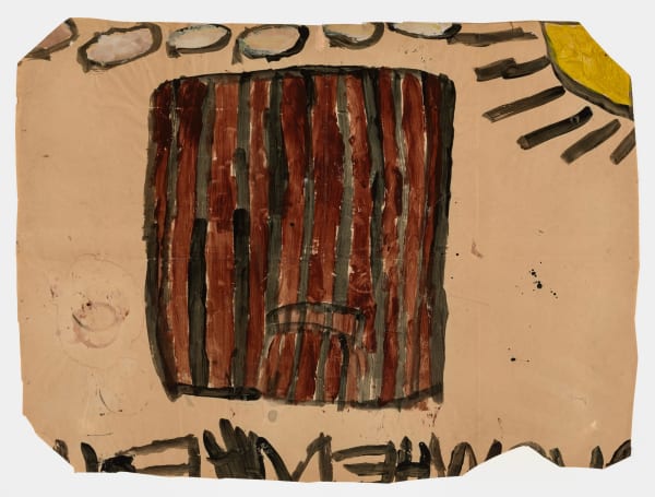 Untitled (No.16), 1972-1980 Tempera on paper 21 x 28 in (53.3 x 71.1 cm) (LM 128)