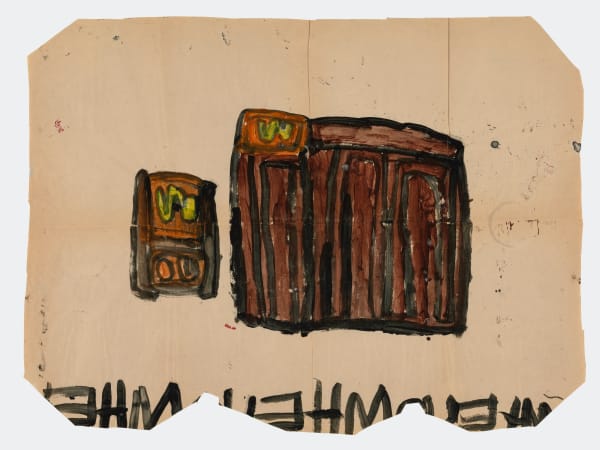 Untitled (No.20), 1972-1980 Tempera on paper 21 x 28 in (53.3 x 71.1 cm) (LM 168)
