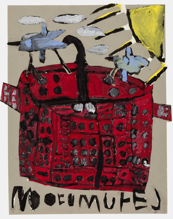 Untitled, 2008-2010 Tempera on paper 27 x 19 in (68.6 x 48.3 cm) (LM 72) SOLD