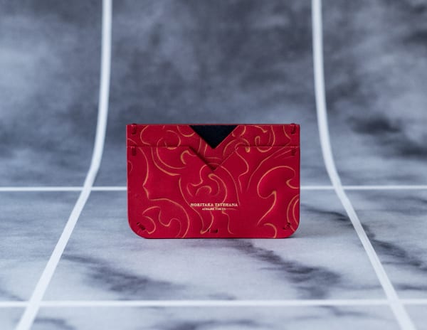 〈03〉EMBOSSED LEATHER CARD CASE #1, 2020